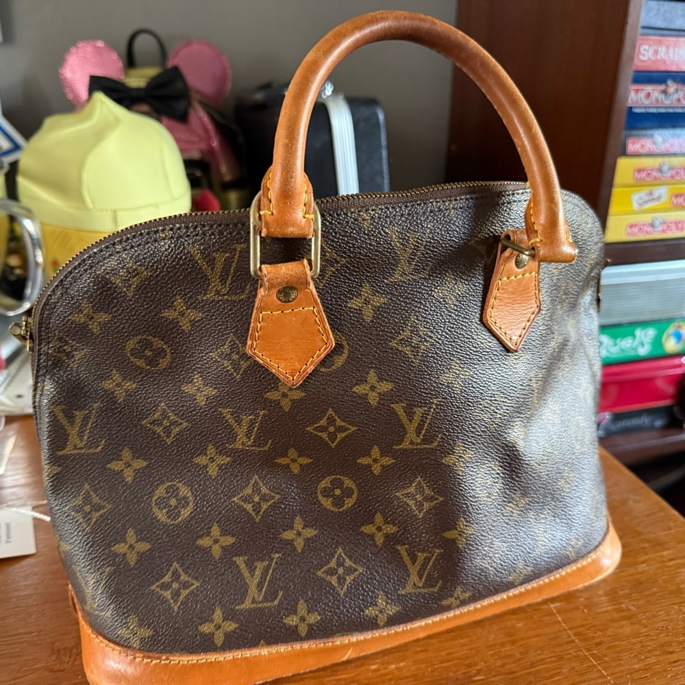 Louis Vuitton Brown Monogram Satchel